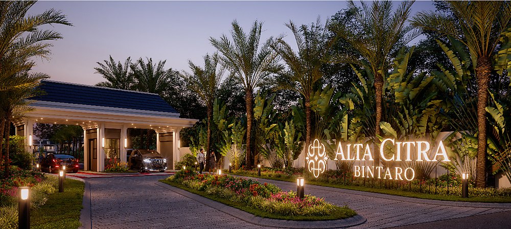 Gerbang Utama Alta Citra Bintaro